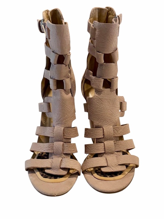 Ivanka Trump Shoes - Ivanka Trump Tan Gladiator Strappy Women’s Heel Sandals - Size: 6.5